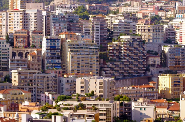 Monako'daki Monte Carlo şehir — Stok fotoğraf