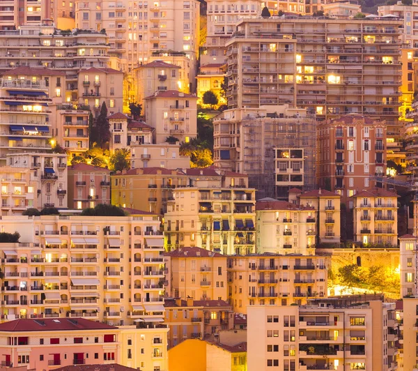 Byggnader i staden Monte Carlo, Monaco — Stockfoto