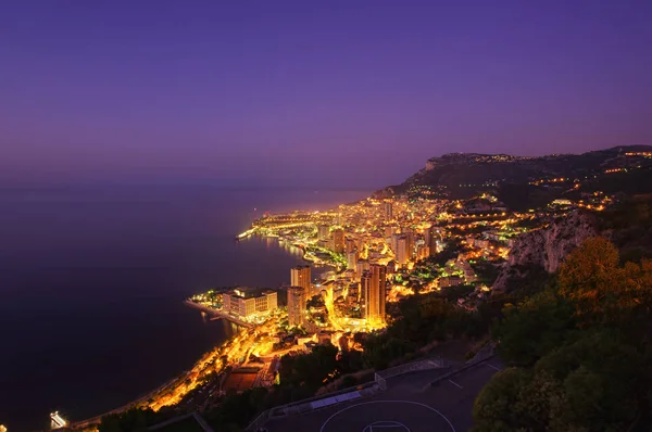 Monte Carlo la nuit — Photo