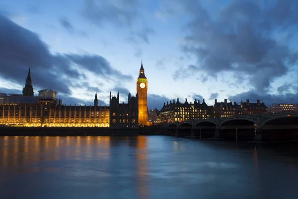 Big Ben and Westminster palace — Stock Photo, Image