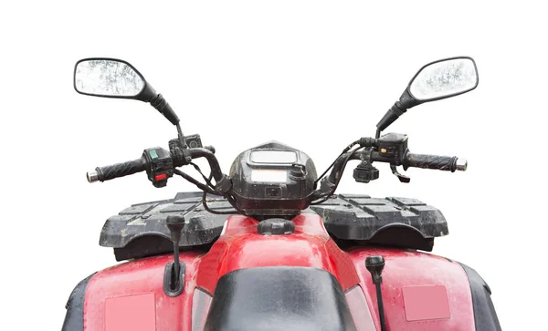 Front of atv quad bike isolated — Stock Photo, Image