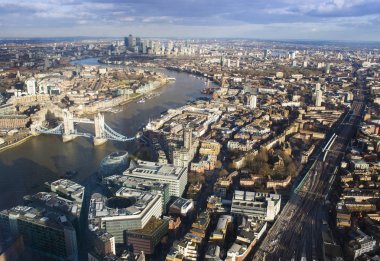 London city, havadan görünümü