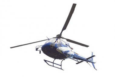 beyaz izole helikopter
