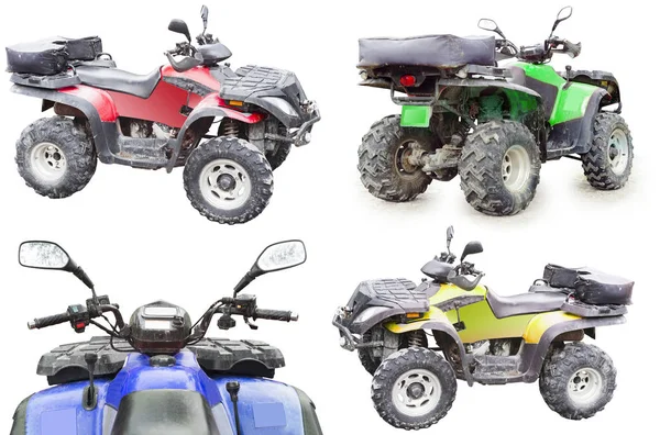 Satz Quad-Fahrräder — Stockfoto