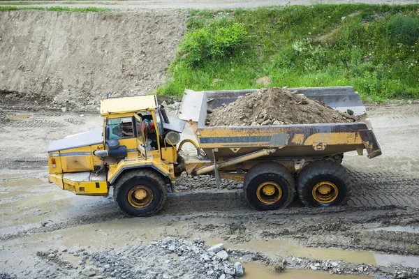 Zware machine voor carry grond — Stockfoto