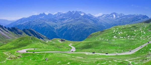 Grossglockner yüksek Alp yolu panorama, Avusturya