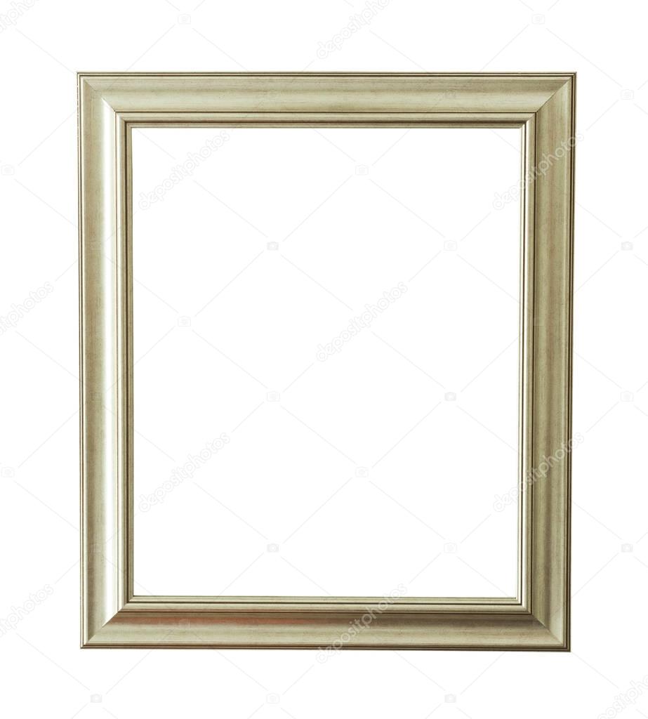 metal frame for your use isolated on white background