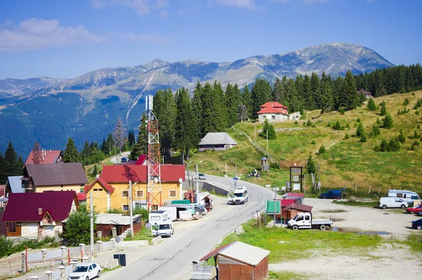 Ranca horské středisko v Parang Karpaty, Rumunsko — Stock fotografie