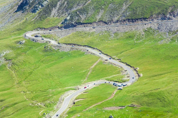 Transalpina dağın otoyol Romanya