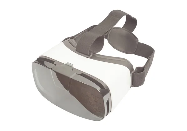 VR goggles or glasses for virtual reality entertainment, isolated on white — Stock Photo, Image