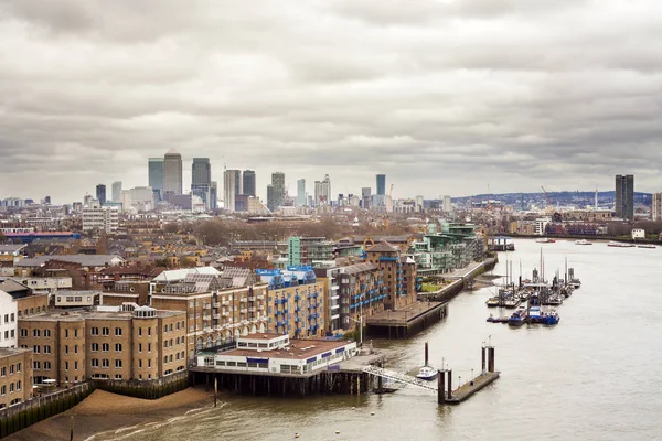 Thames Nehri Ile Cityscape Londra Birleşik Krallık — Stok fotoğraf