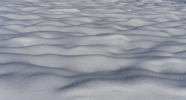 Снігові Дюни Екстремальну Холодну Зиму — стокове фото