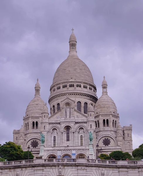 Sacre Coeur Székesegyház Város Párizs Franciaország — Stock Fotó