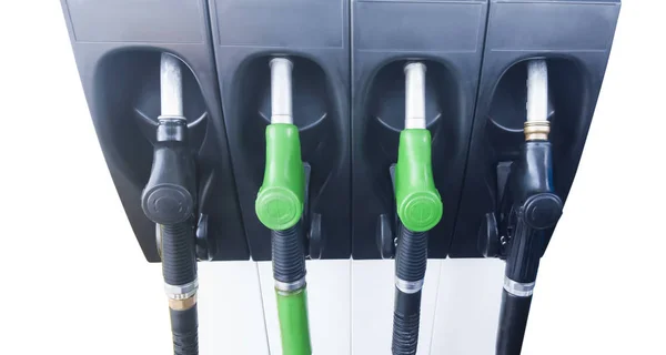Fuel pumps at gas station — Stock Photo, Image