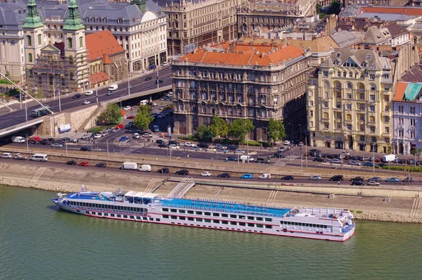 Cruise Gemi Budapest City Macaristan Başkenti — Stok fotoğraf