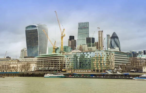 Panoráma Města Londýn Řeka Temže Spojené Království — Stock fotografie