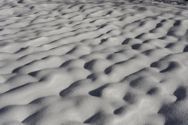 極端な寒い冬で雪の砂丘 — ストック写真