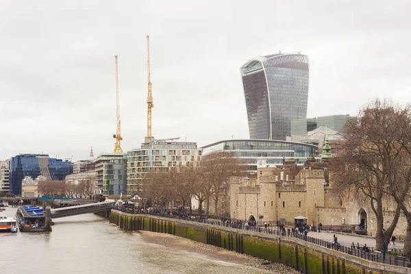 Londra Città Tamigi — Foto Stock