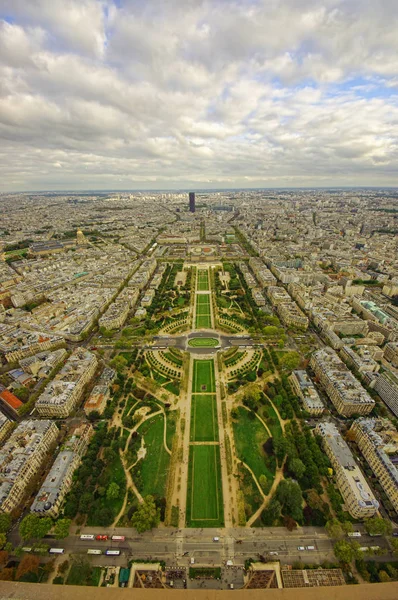 Місто Париж Видно Зверху — стокове фото