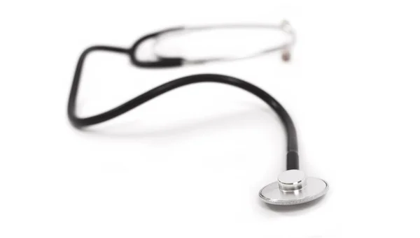 Closeup Zdravotní Stetoskop Zaměřit Část Bubnu Nebo Diafragm — Stock fotografie