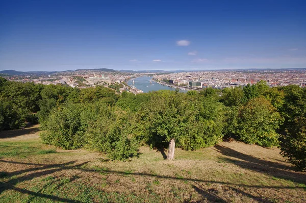 Stadtbild Von Budapest Ungarn Einem Sonnigen Tag — Stockfoto