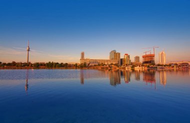 günbatımı Viyana City. 2011 görüntülemek