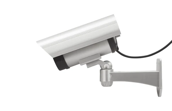 Surveillance Camera Recording Isolated White Background — Stock Photo, Image