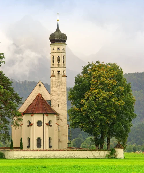 Szent Kálmán Templom Bajorország Németország — Stock Fotó