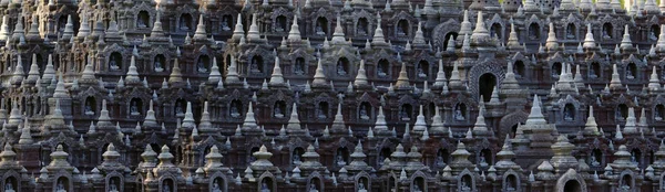 Texture Buddha Sculptures Building Asia — Stock Photo, Image