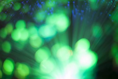 fiber optik renklerde hafif bulanıklık