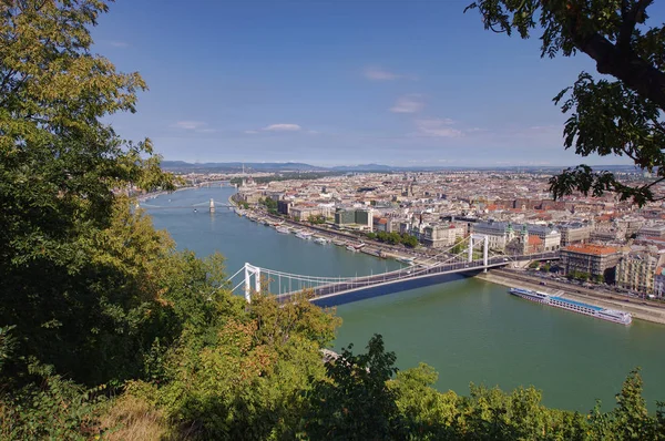 Stadtbild Von Budapest Ungarn Einem Sonnigen Tag — Stockfoto
