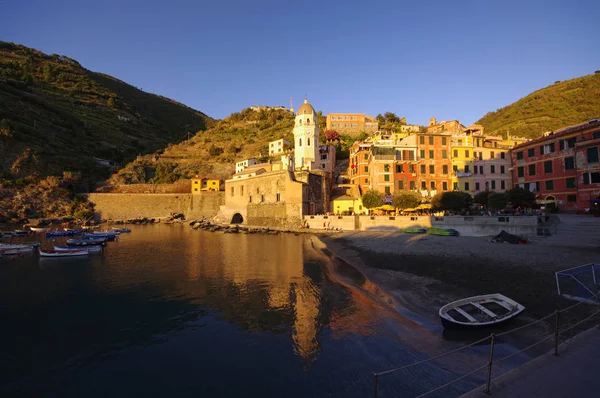 Vernazza Starego Miasta Regionie Cinque Terre Włochy — Zdjęcie stockowe