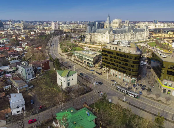 Iasi Stad Moldavië Roemenië Luchtfoto — Stockfoto