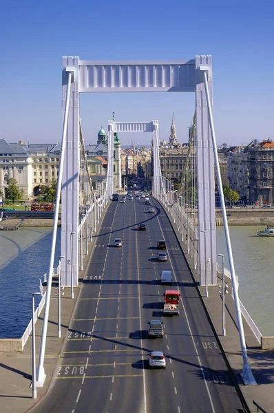 Мост Элизабет Будапеште Венгрия — стоковое фото