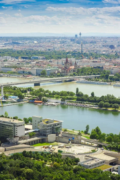 Wiener Stadtbild Vertikaler Blick — Stockfoto