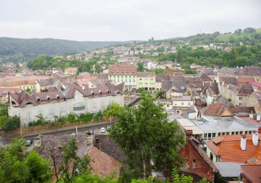 Romanya 'nın Sighisoara ortaçağ kasabası