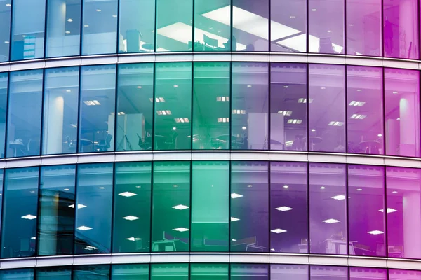 Moderno Edificio Oficinas Negocios Con Ventanas Vidrio —  Fotos de Stock