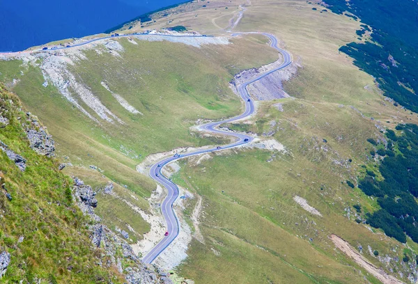 Estrada Montanha Transalpina Roménia — Fotografia de Stock