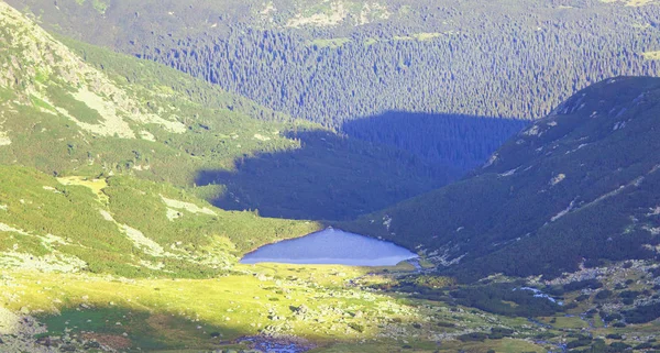 Lago Glaciar Montaña Retezat Rumania — Foto de Stock