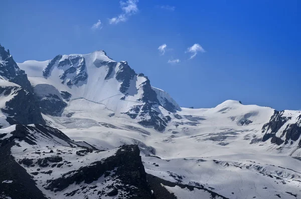 Vrchol Gran Paradiso 4061M Nadmořské Výšky Alpách Itálie — Stock fotografie