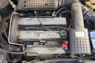 Araba motoru. otomatik servis kavramı