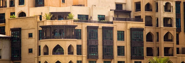 Antiguo Edificio Estilo Tradicional Ciudad Dubai Emiratos Árabes Unidos —  Fotos de Stock