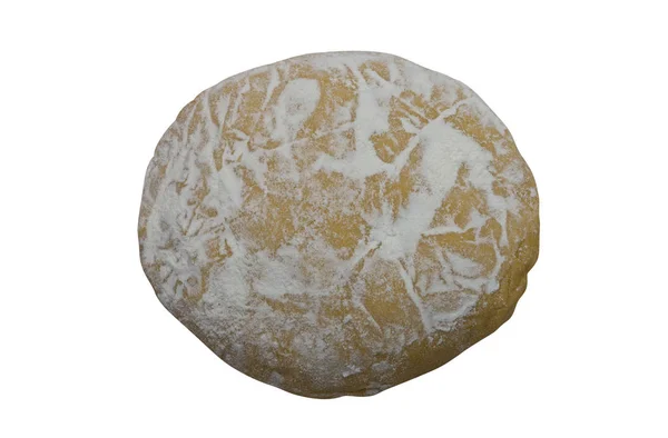 生面团 用于饼干或面包分离成白色 — 图库照片