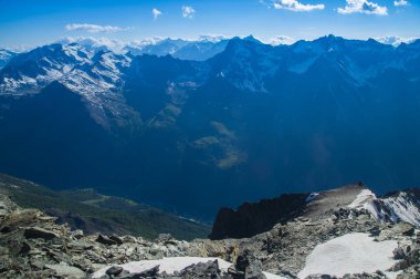 İtalya 'nın Alpleri Grivola zirvesinden