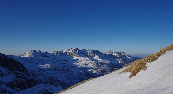 Alpes Italia Paisaje Montaña Visto Desde Pico Diavolo Tenda — Foto de Stock