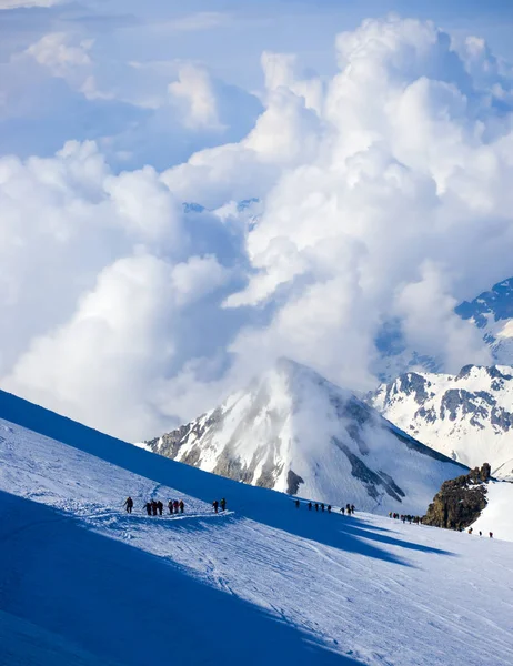 Альпы Горные Вершины Италии Гран Парадизо Долина Аоста — стоковое фото