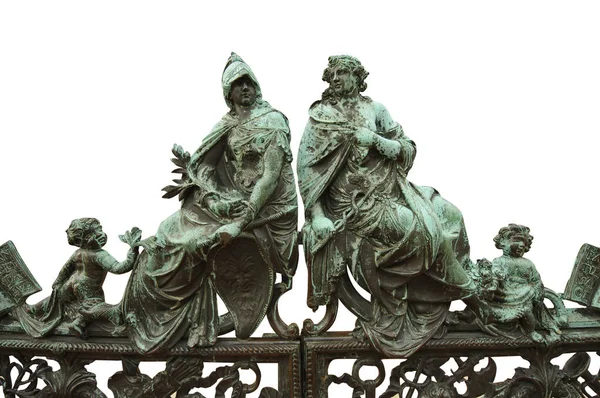 Металлические статуи в Венеции, Италия — стоковое фото