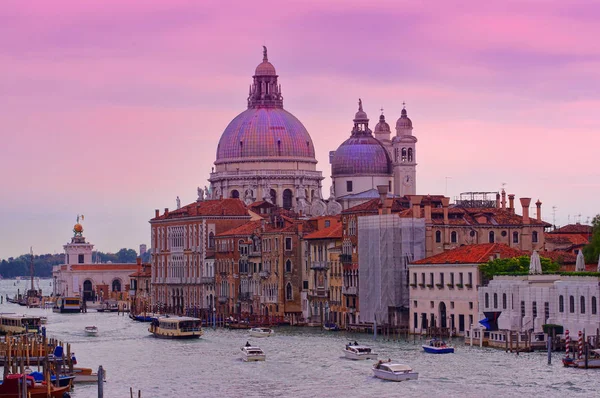 Venedig Italien Wunderschöner Blick Auf Den Canal Grande Und Die — Stockfoto