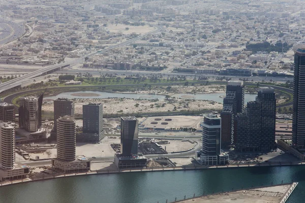 Vista Aérea Ciudad Dubai Uae — Foto de Stock