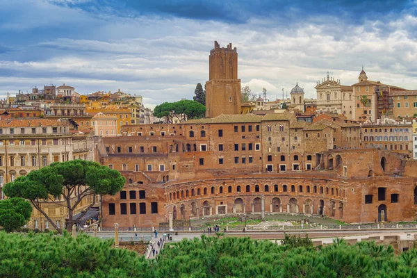 Rovine Del Foro Traiano Roma Italia — Foto Stock